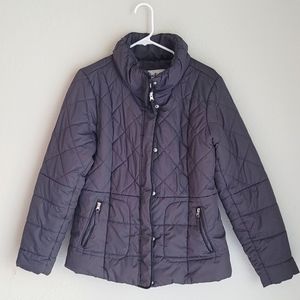 Daytrip Puffy Jacket, Women's size Large, Dark Charcoal Gray